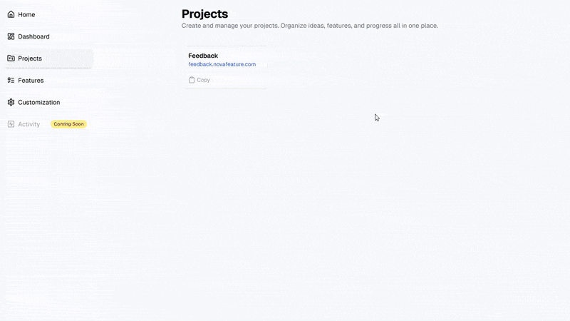 Customize Project Demo